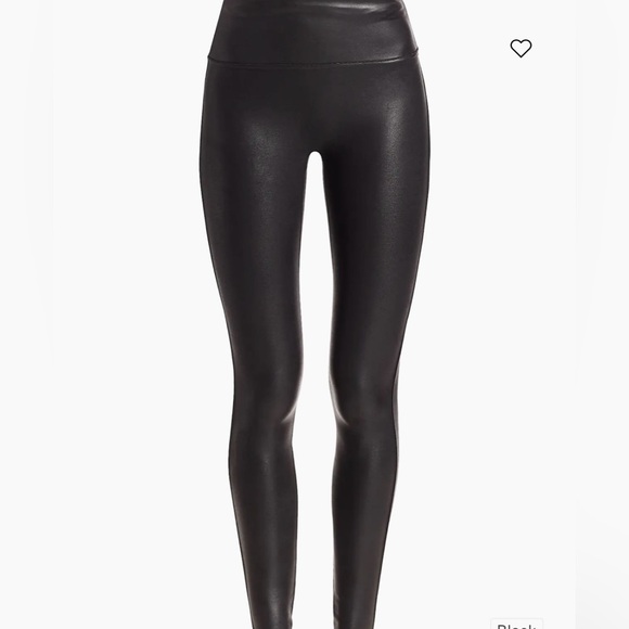 Spanx Faux Leather Leggings - Picture 1 of 3